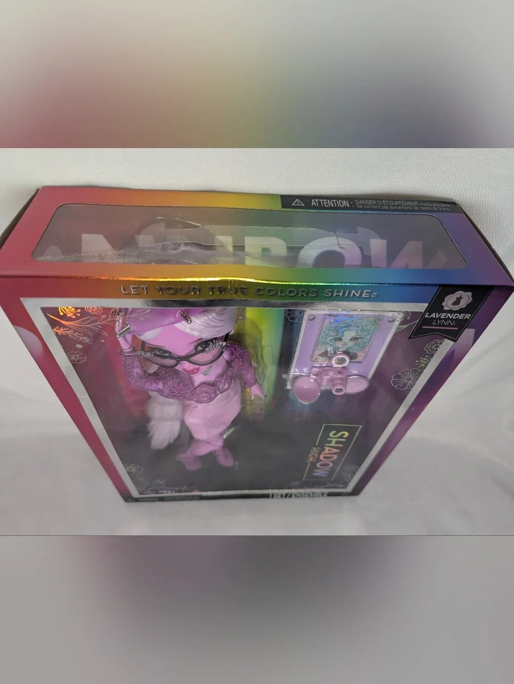 Rainbow High Shadow High Lavender Lynn Doll - Look At Pictures